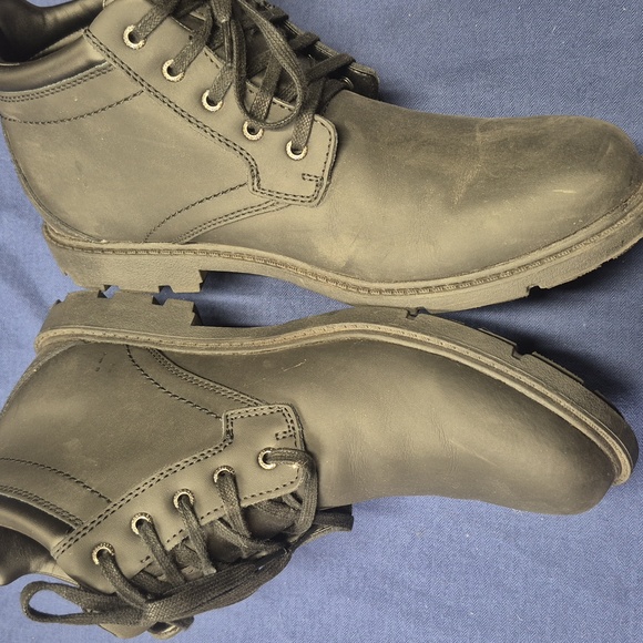 Rockport Boots Black Lace UP SIZE 10 - Picture 4 of 8